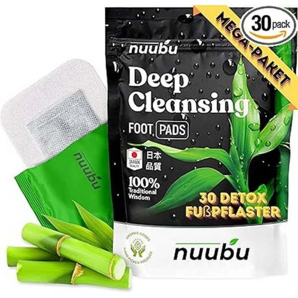 Toxin Removal-Nuubu Detox Foot Plasters,Improved Sleep and Relaxation-Nuubu Detox Foot Plasters,Increased Energy and Well-Being-Nuubu Detox Foot Plasters