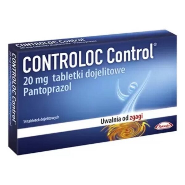 Reduces stomach acid levels — Nycomed Controloc Control 20mg, 14,