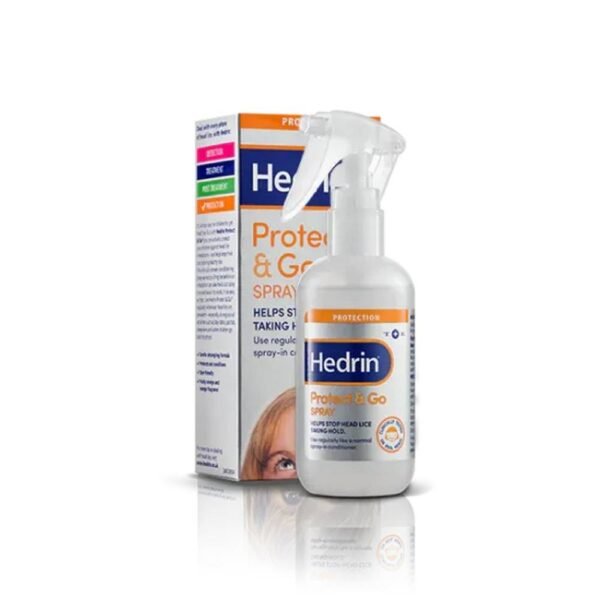 Защищает от повторного заражения вшами - Omega Hedrin Protect and Go Spray,