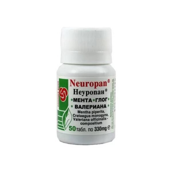 Reducing stress and nervous tension — Panacea Neuropan Mint, Hawthorn & Valerian,