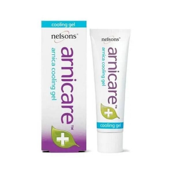 Relieves pain from bruises and sprains – Power Health Nelsons Arnicare Arnica Cooling Gel.