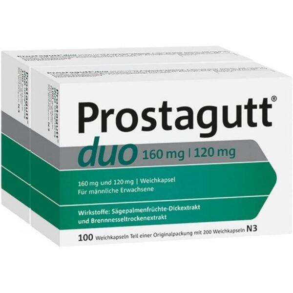 Urinary incontinence - Prostagutt duo Weichkapseln, Strengthening the prostate - Prostagutt duo Weichkapseln