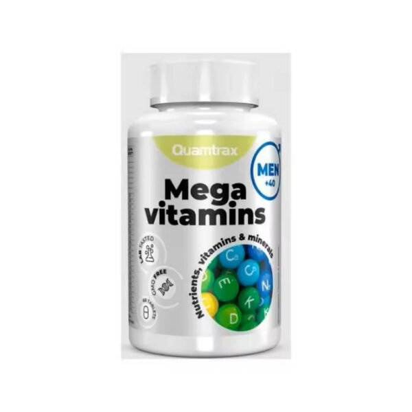 Supporting overall health - Quamtrax Mega Vitamins For Men,