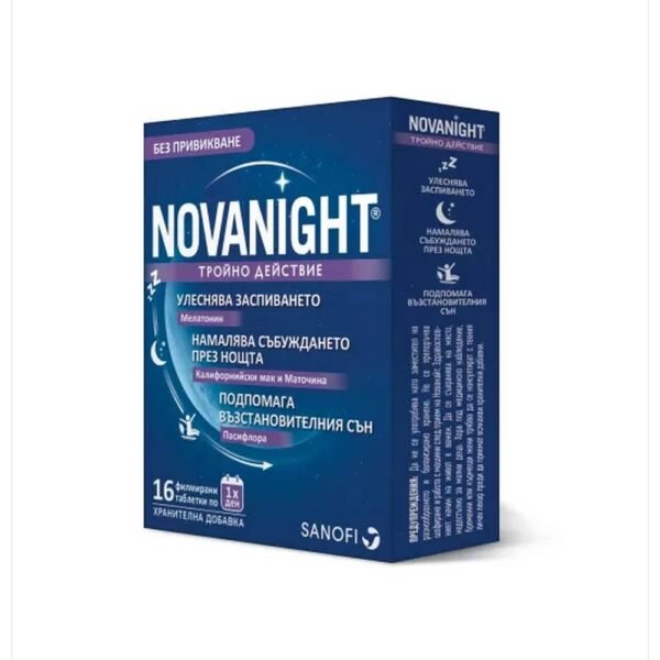 Improving sleep quality and speeding up falling asleep — Sanofi Novanight Triple Action,