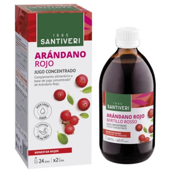 Supporting urinary tract health – Santiveri Cranberry concentrate,