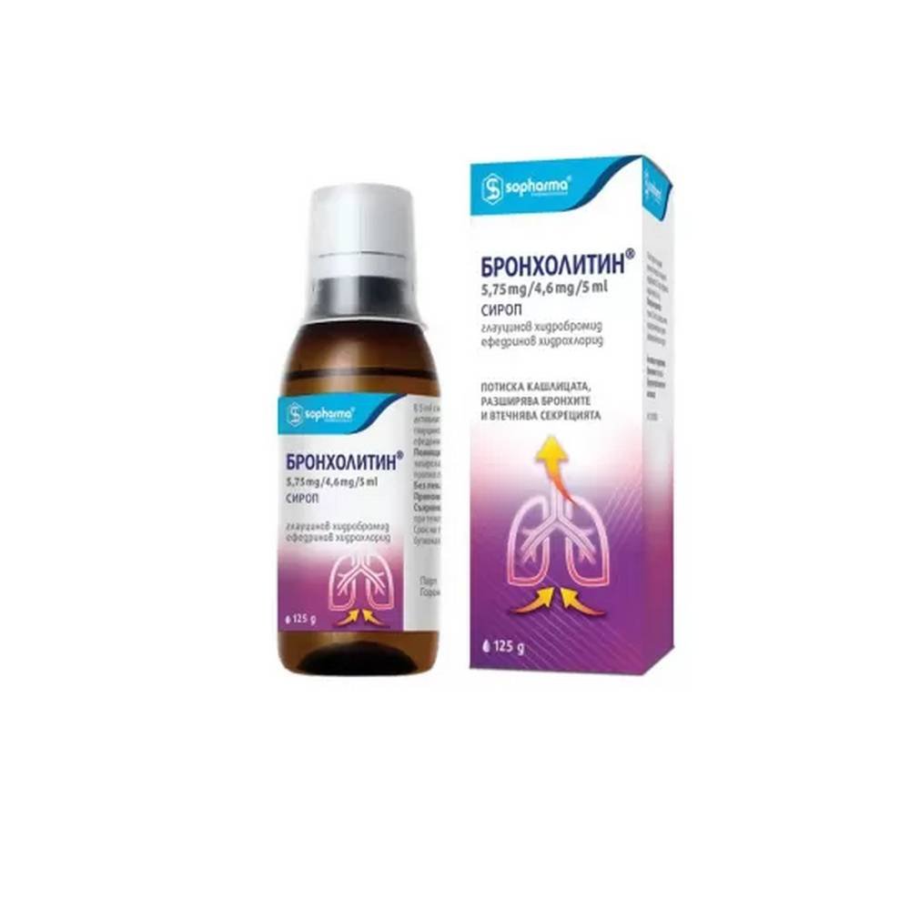 sopharma broncholytin125ml Relieving cough and inflammation in the airways – Sopharma Broncholytin,