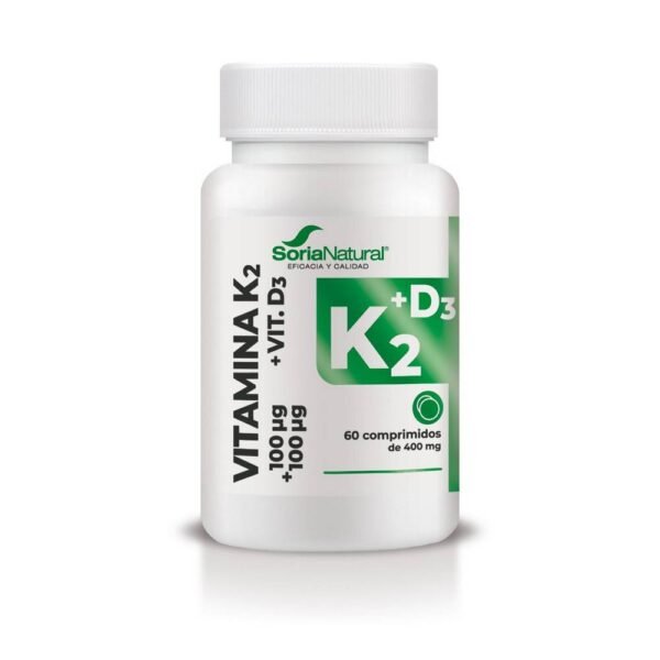 Support for normal bone function – Soria Natural Vitamin K2 + D3,