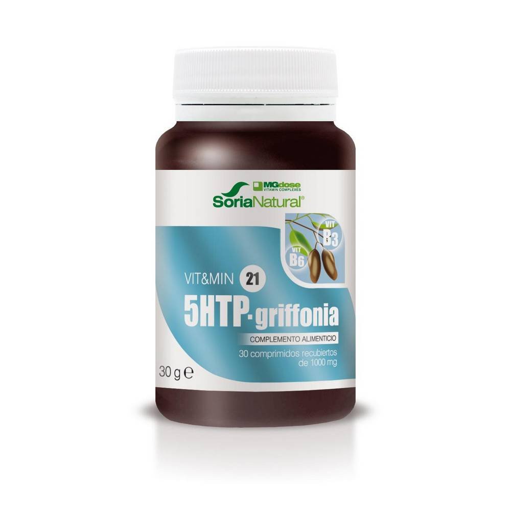 soria natural vitandmin 21 5htp griffonia30 Mood support – Soria Natural Vit&Min 21 5HTP-Griffonia,