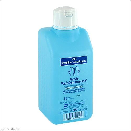 sterillium classic pure Уничтожает вредные бактерии на руках – Sterillium classic pure