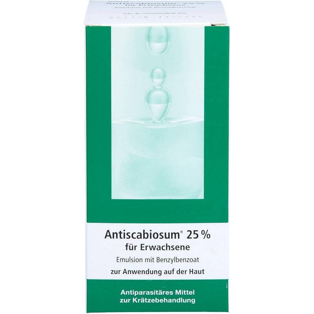 strathmann gmbh and cokg antiscabiosum emulsion antiscabiosum emulsion 25 x 200 g Problem skin - Strathmann GmbH & Co.KG Antiscabiosum Emulsion