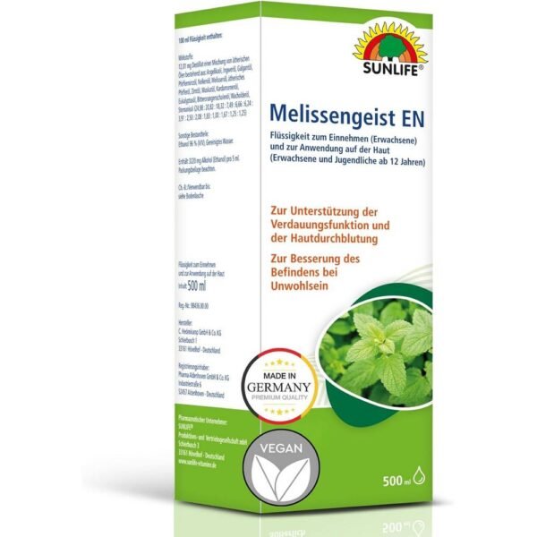 Improving digestion - SUNLIFE Melissengeist EN