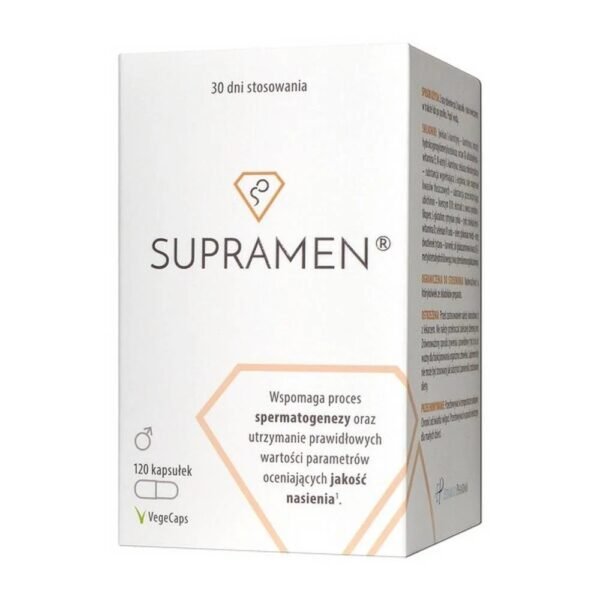 Supramen – a dietary supplement containing ingredients that have a beneficial effect on the reproductive health of a man, increasing the chances of fertilization. The product is intended for adults.