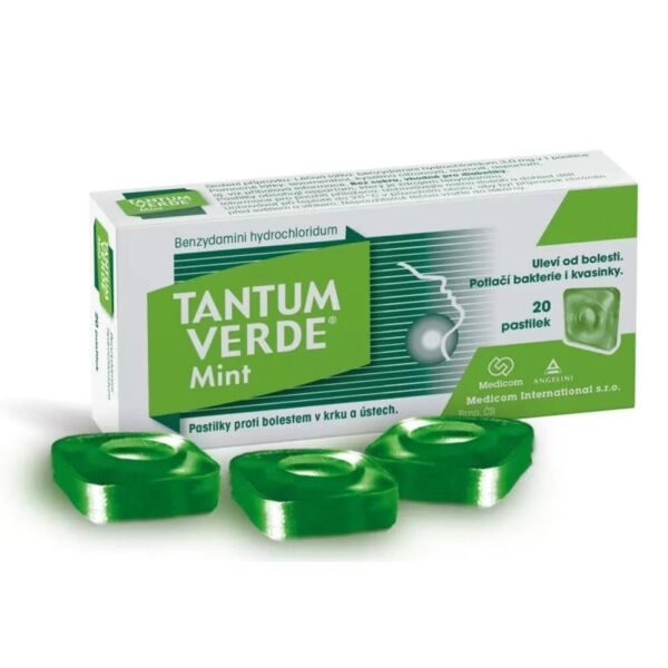 Sore Throat Relief-Angelini, Tantum Verde Lozenges, 40, Mouth Irritation-Angelini, Tantum Verde Lozenges, 40, Inflammation Reduction-Angelini, Tantum Verde Lozenges, 40, Throat Protection-Angelini, Tantum Verde Lozenges, 40