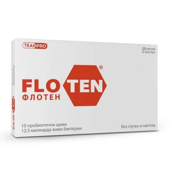 Supporting gut flora – TeamPro Floten Probiotic,