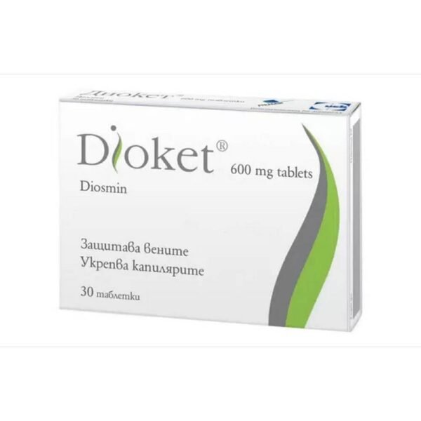 Поддержка здоровья вен и улучшение венозной циркуляции - UCB Dioket for Healthy Veins 600mg,