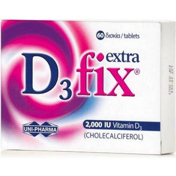 Support of the immune system - Uni-Pharma D3 Fix Extra 2000IU,