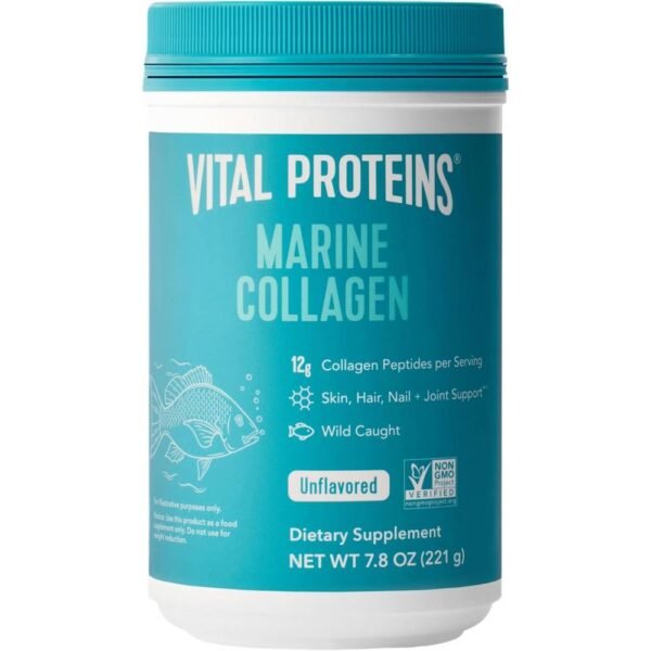 Skin, hair, nails-Vital Proteins, Marine Collagen, Wild Caught, Unflavored