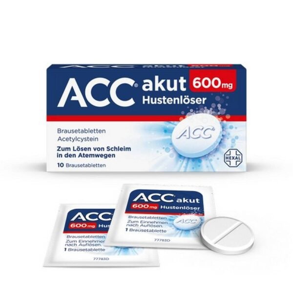 ACC Acute for thinning sputum and facilitating expectoration in respiratory diseases with thick sputum.