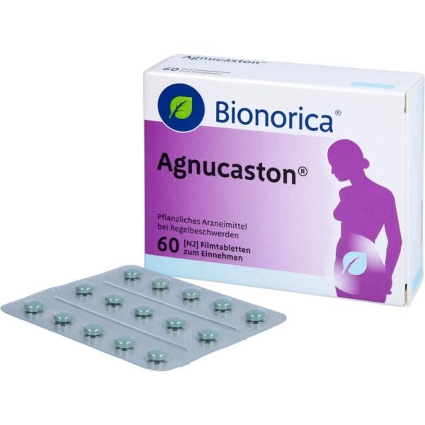 Agnucaston for the treatment of premenstrual syndrome (monthly recurring symptoms before the onset of menstruation) in women 18 years of age and older.