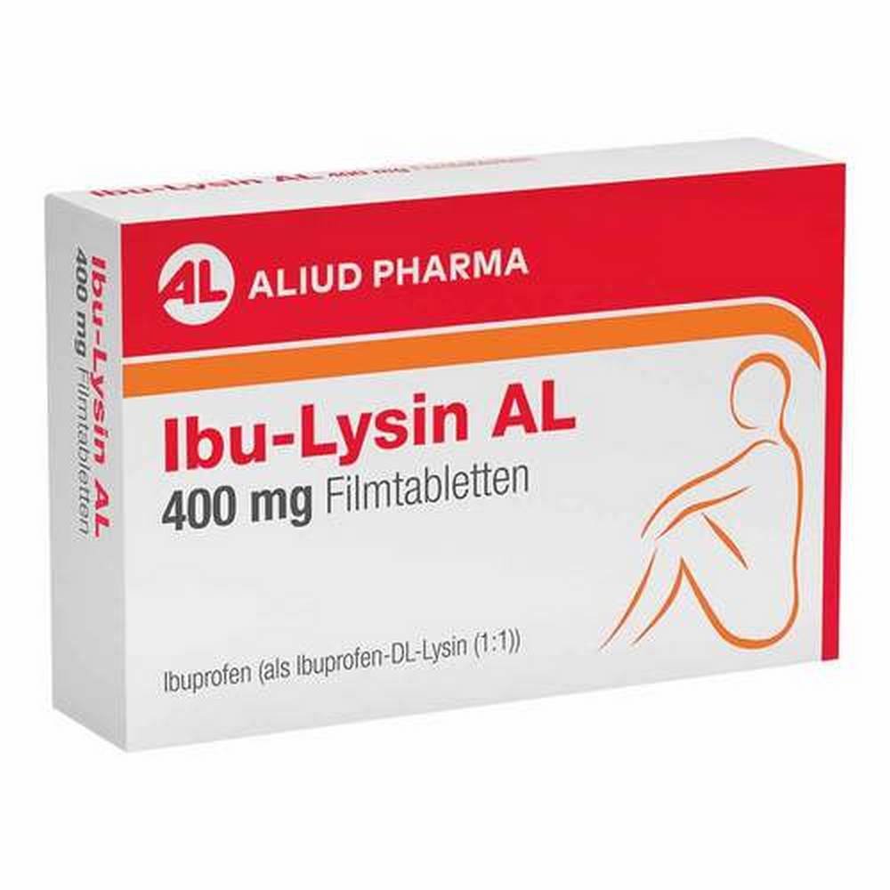aliud ibu lysine al 400 mg 20 Application area Pain