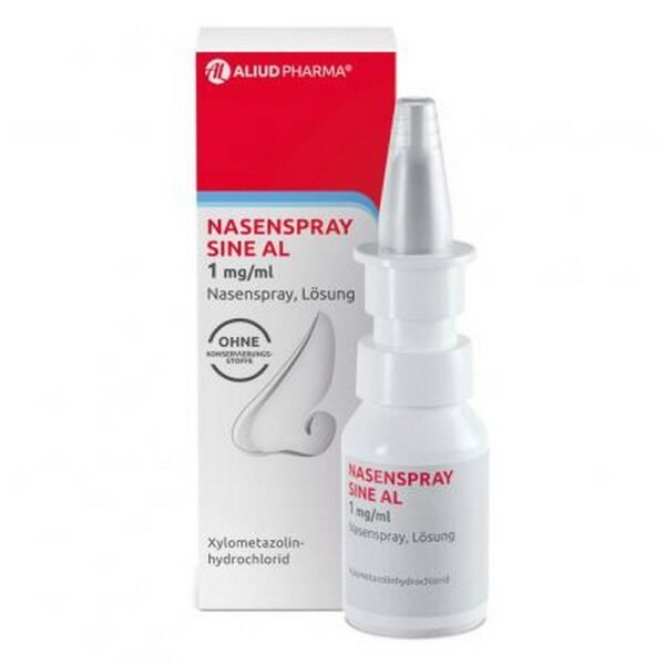 The active ingredient xylometazoline can reduce swelling of the mucous membrane and thus quickly clear the nose.