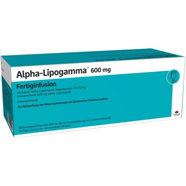 Alpha Lipogamma against tingling, numbness, burning and pain in the legs and arms.