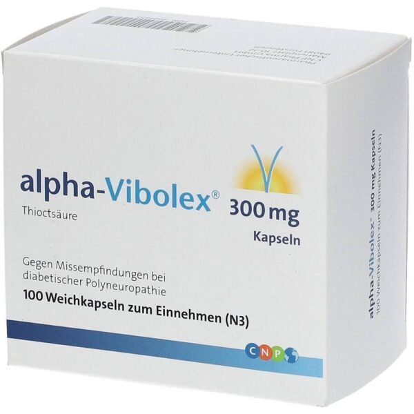 Alpha Vibolex to support your diabetes, against polyneuropathy.