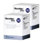 Test strips for blood sugar self-monitoring with the GlucoMen® areo meter.