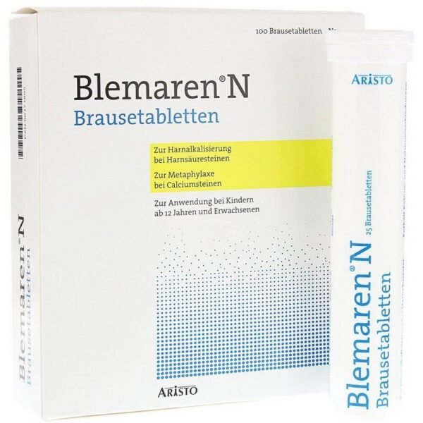 Blemaren N for the treatment of uric acid stones.
