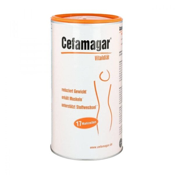 Cefamagar is a meal replacement for weight control, containing all the necessary vitamins, microelements, minerals and fiber.