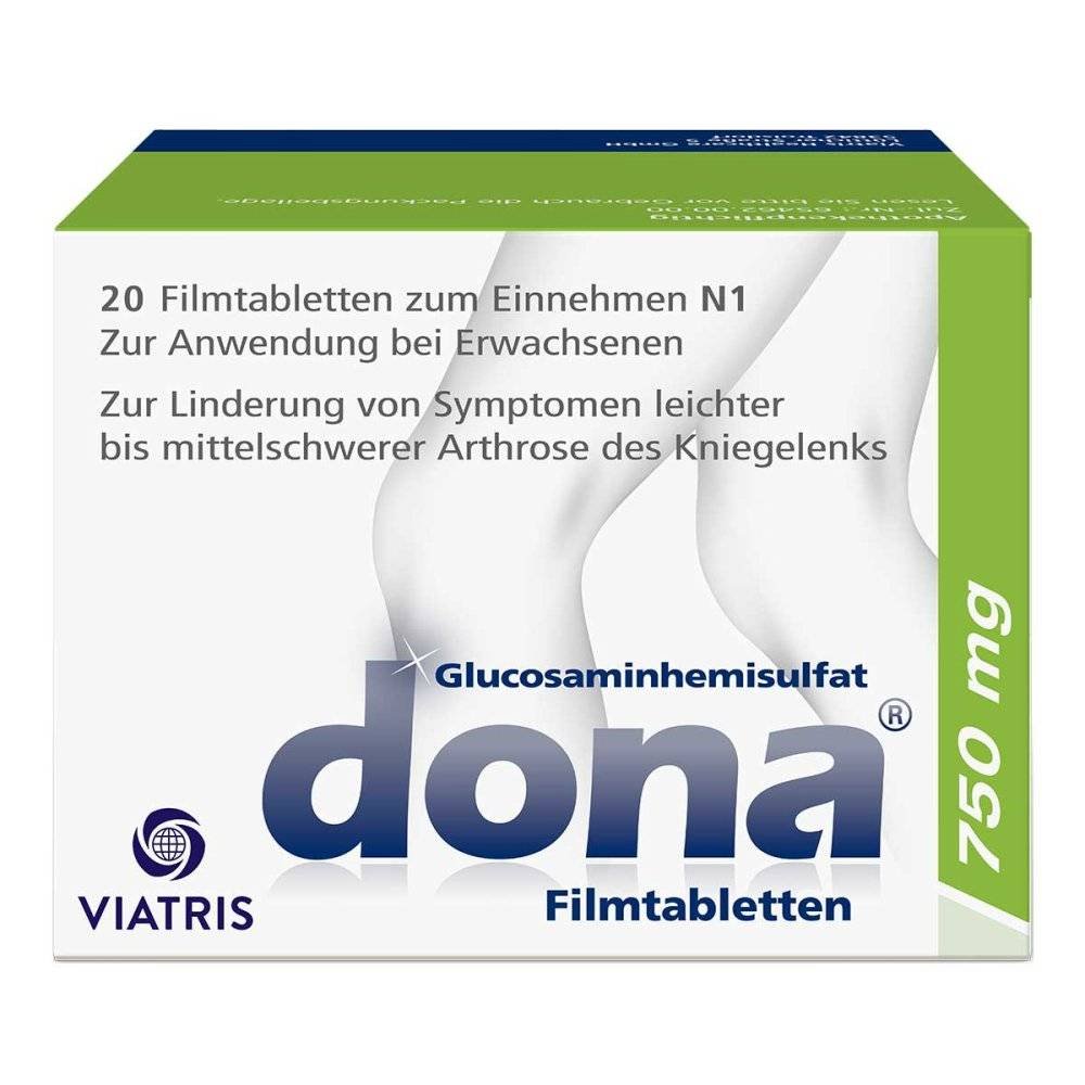 dona 750 filmtabletten 20 stk Donna relieves symptoms of mild to moderate knee osteoarthritis.