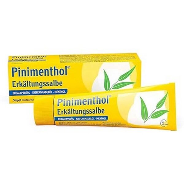 Pini Menthol colds Ointment – the dual strength against cold.