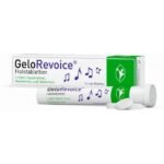 GeloRevoice Cassis-Menthol throat lozenges - relieve sore throat, irritation when coughing, hoarseness.