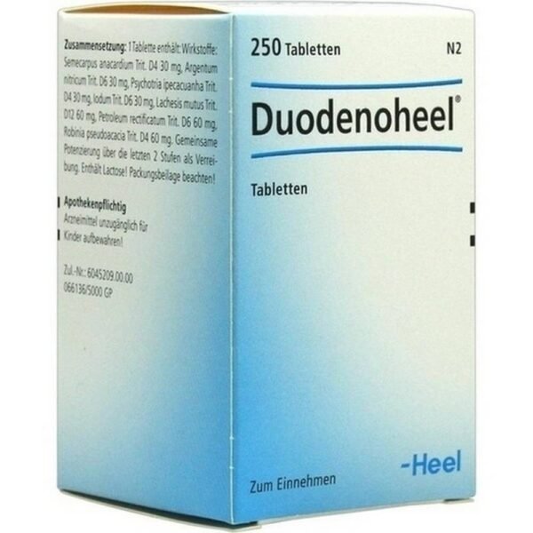 The drug is used in the complex therapy of duodenal ulcer, gastroduodenitis, gastritis with high acidity .