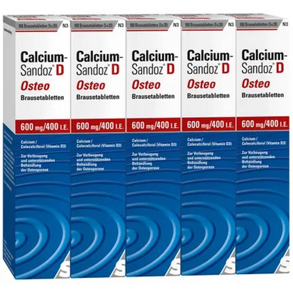 hexal calcium sandoz® d osteo 600 mg400 mg iu 100 Increases calcium absorption, increases calcium storage, strengthens bones