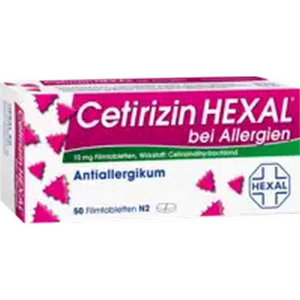 hexal cetirizin 50 Application area Allergy