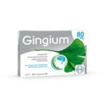 Gingium works by promoting blood circulation in the brain