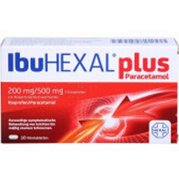 The active combination of ibuprofen and paracetamol with 4-fold effect against pain