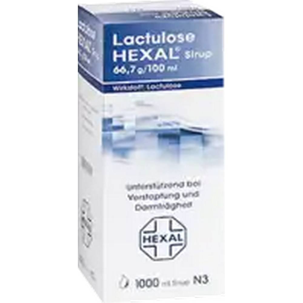 hexal lactulose hexal syrup 1000 Facilitating bowel movements and softening stools in certain diseases