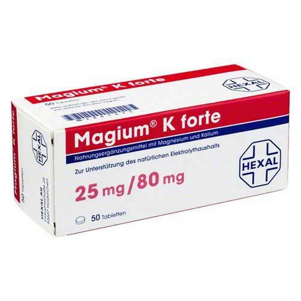 hexal magium k forte 50 Application area Vitamin balance