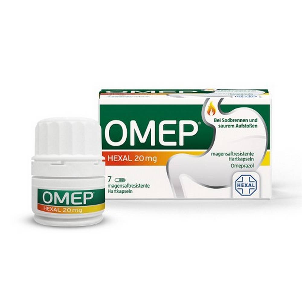 hexal omep 20 mg 7 Stops the overproduction of stomach acid (inflammation of the stomach lining also called gastritis)