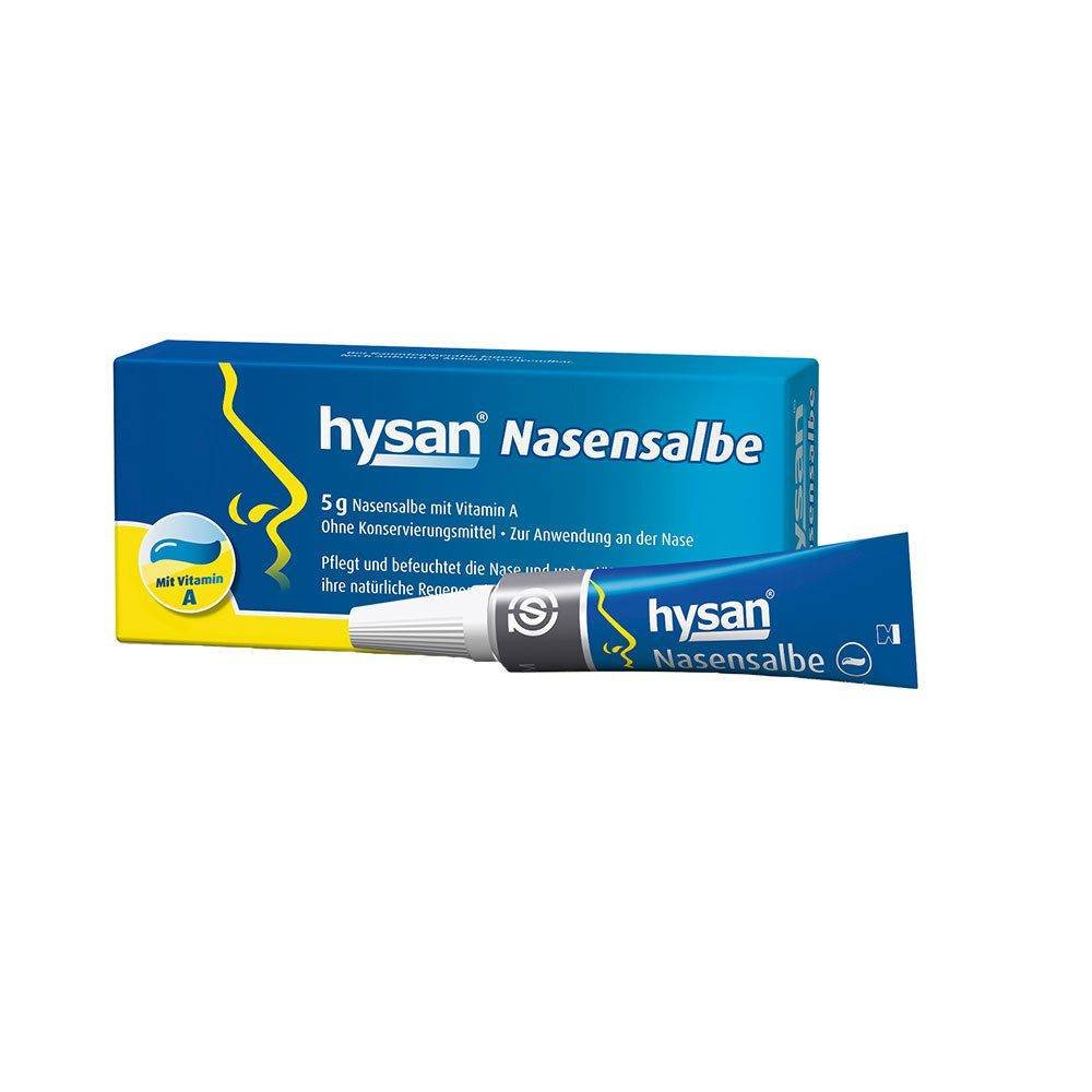 hysan nasensalbe 5 g Nissan provides long-lasting moisture for dry, stressed nasal mucosa.
