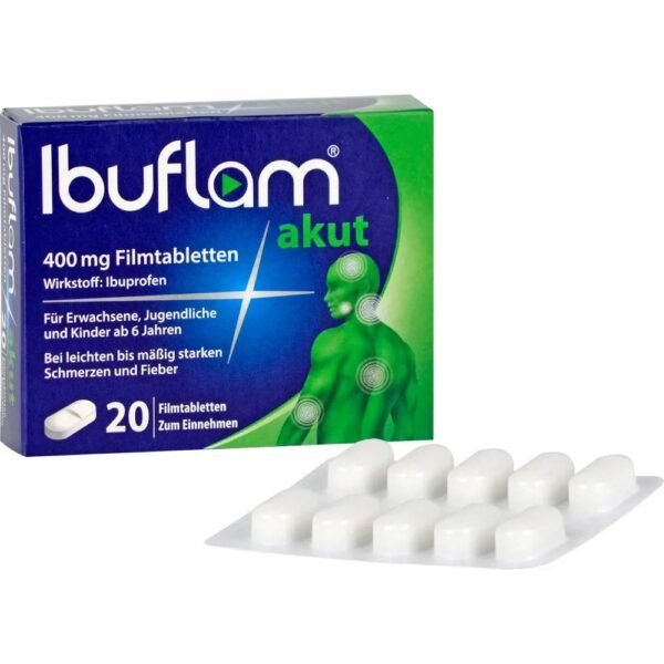Ibuflam acute is used for mild to moderate pain and fever.