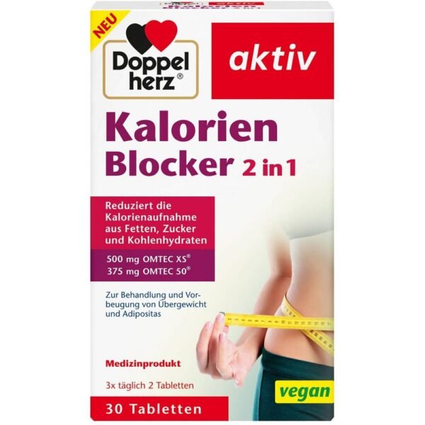 DOPPELHERZ Calorie Blocker for the treatment and prevention of overweight and obesity.