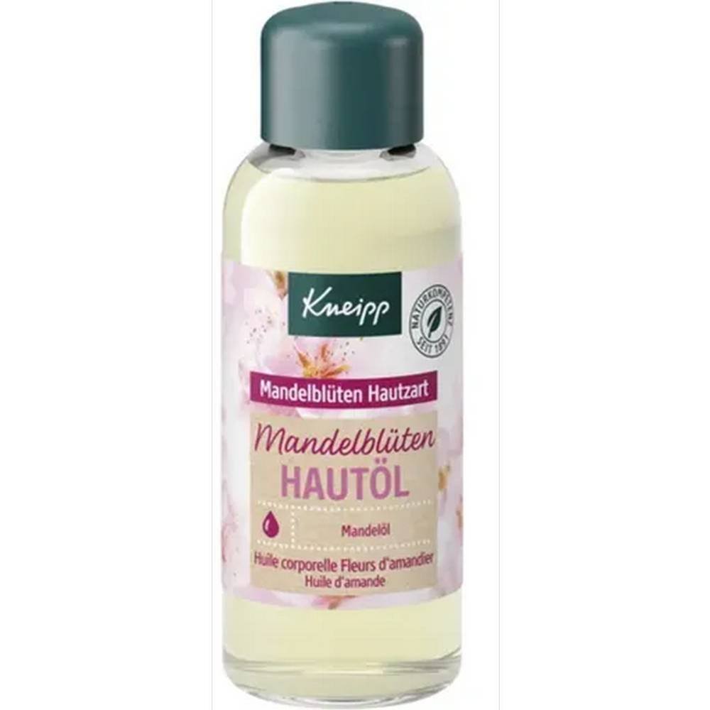 kneipp almond blossom skin oil skin soft 100 Intensive care thanks to almond oil, argan oil and sunflower oil. This natural trio helps with dry and sensitive skin.