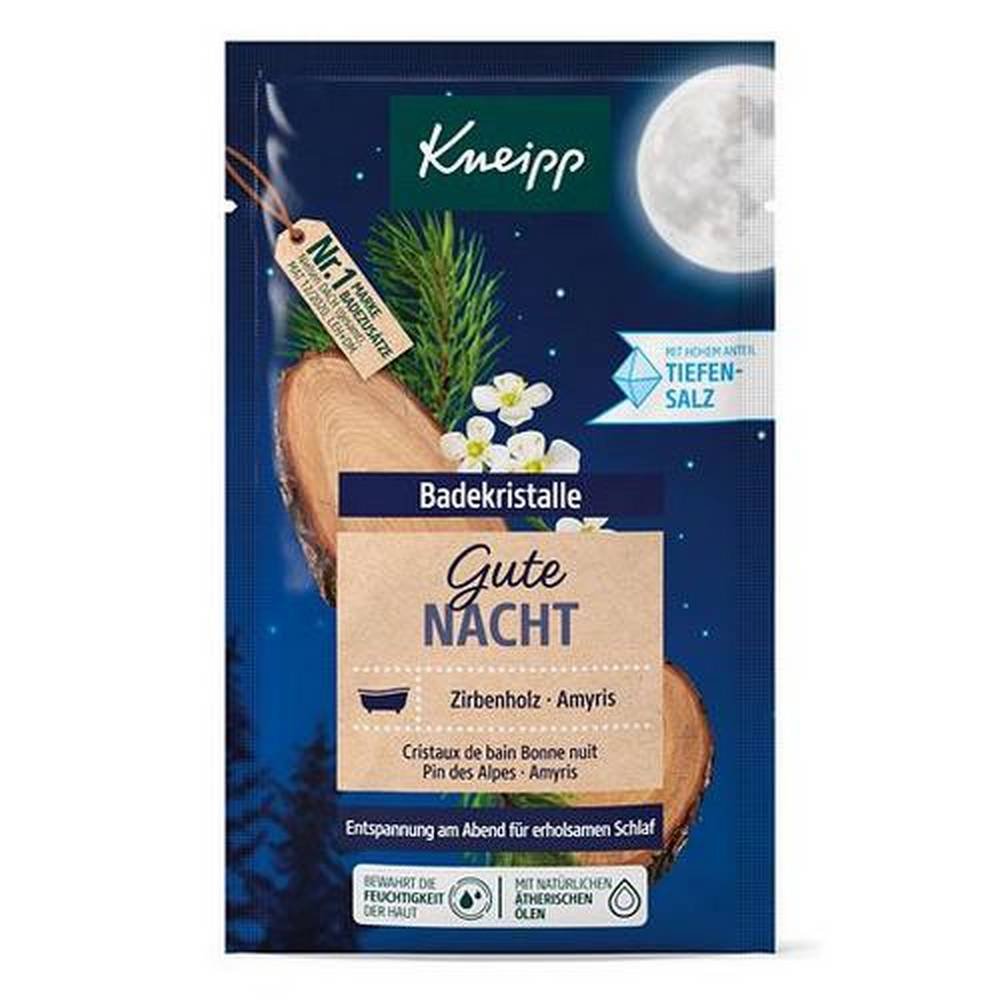 kneipp bath crystals good night 60 With natural nourishing oil, the bath preserves the moisture of the skin.