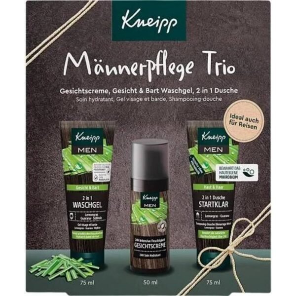 The invigorating scent of lemongrass and guarana provides energy.