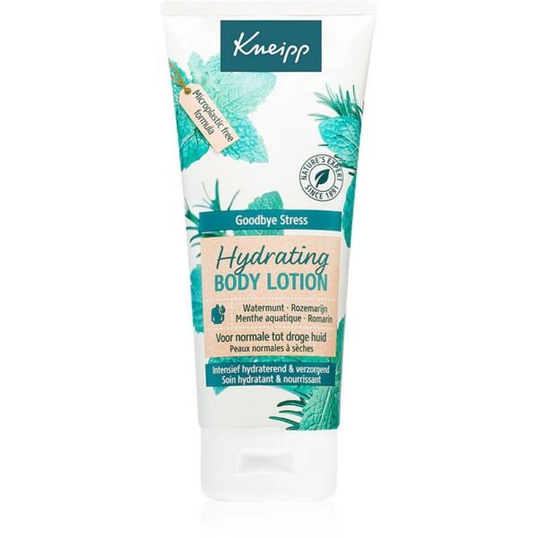 The Kneipp Goodbye Stress body lotion provides your skin with the moisture it needs and makes it velvety soft.