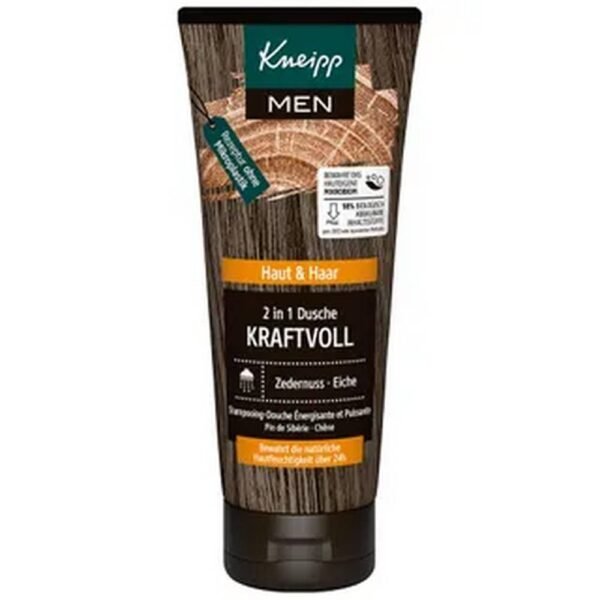 With pleasant cedar and oak scent to cleanse the skin