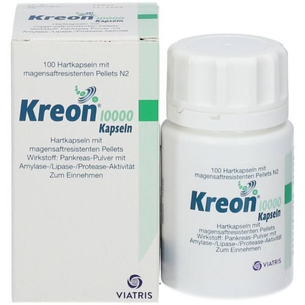Creon contains a mixture of enzymes called pancreas powder.